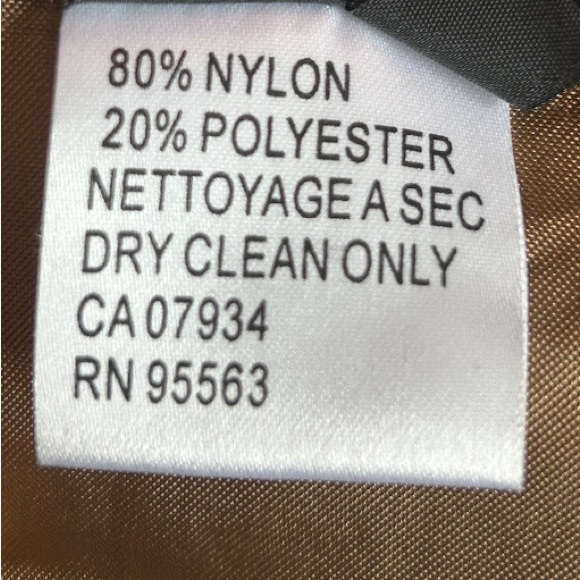 Simon Chang Black Mesh Embroidered Maxi Skirt - Bronze Lining - Size 6 - Picture 6 of 6